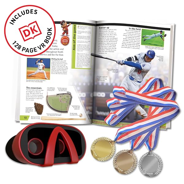 ABACUS BRANDS VIRTUAL REALITY ESPN GIFT BOX – ILLUSTRATED INTERACTIVE VR BOOK AND STEM LEARNING ACTIVITY SET