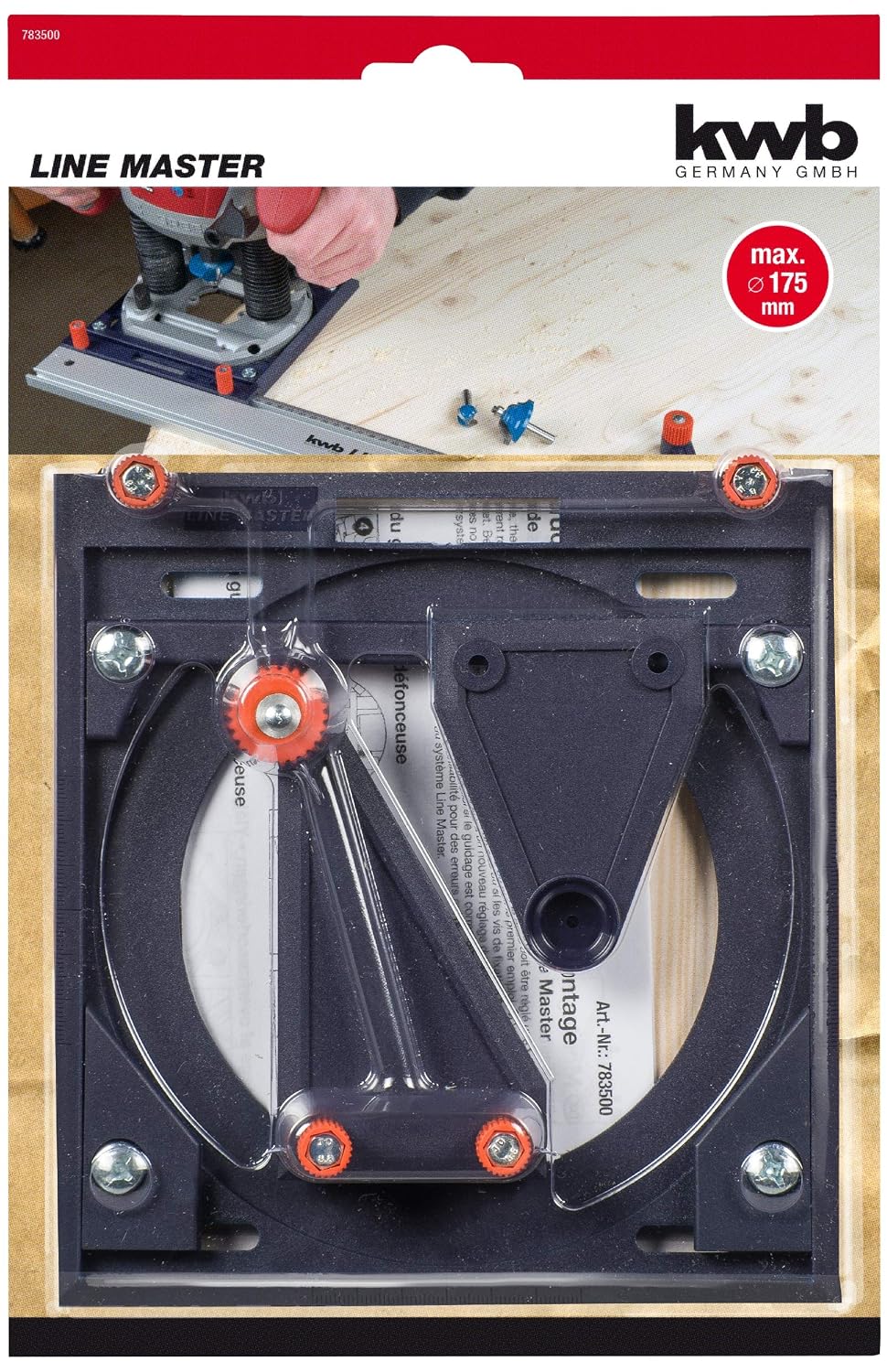 KWB Line Master 783500 Router Guide, Oberfräsenführung - Image 3