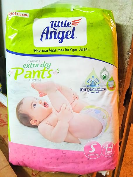 Little Angel Baby Diaper Pants, Small - 44 Count