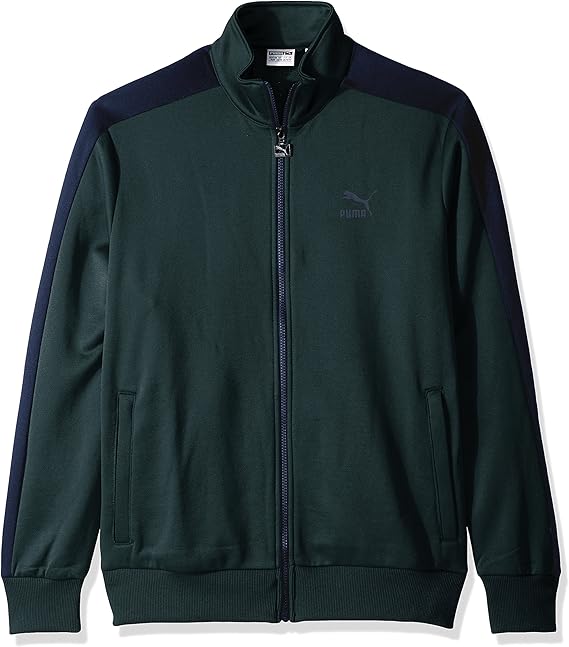 PUMA Archive T7 Chamarra de chándal para Hombre, Verde, XLarge