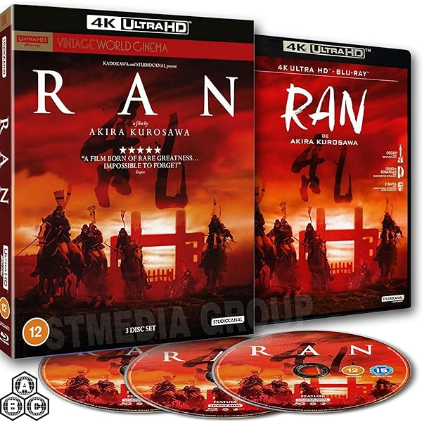 Amazon.com: Ran (Digitally Restored) [Blu-ray] [2016] : Akira