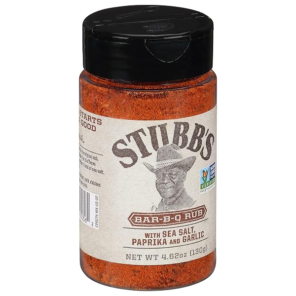STUBB’S, BBQ RUB, 4.62 OZ