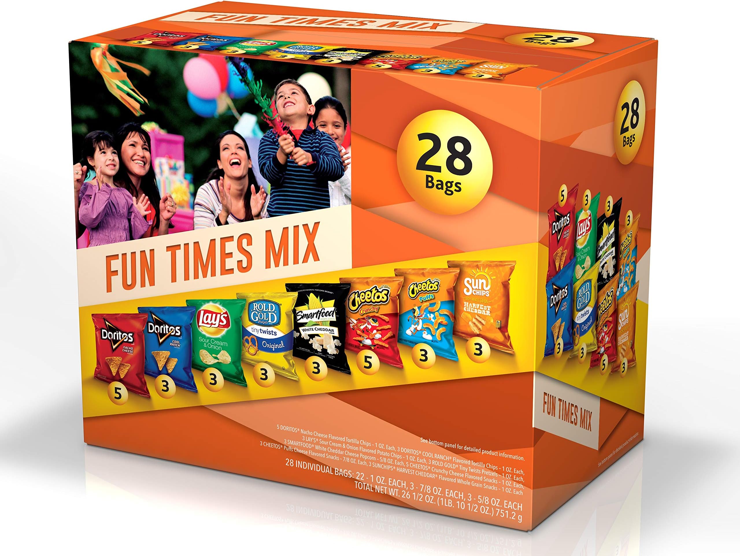 Frito-Lay Fun Times Mix Variety Snack Classic Mix (1 Box - 32 Pack)
