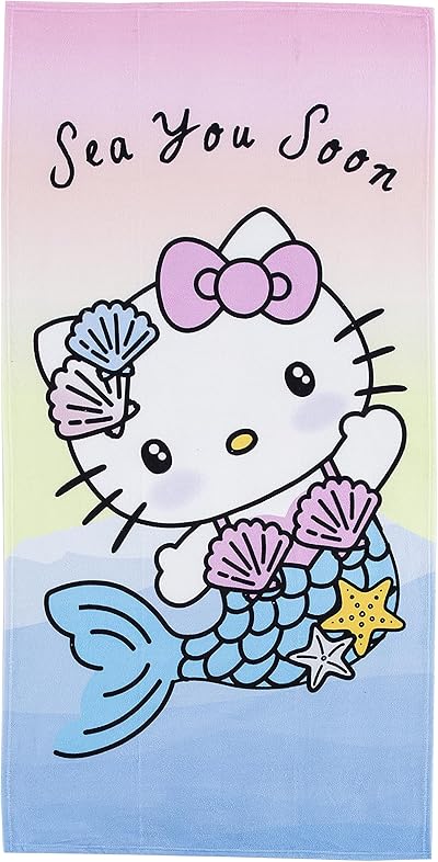 Northwest Hello Kitty Strandtuch, 76,2 x 152,4 cm, Sea You Soon