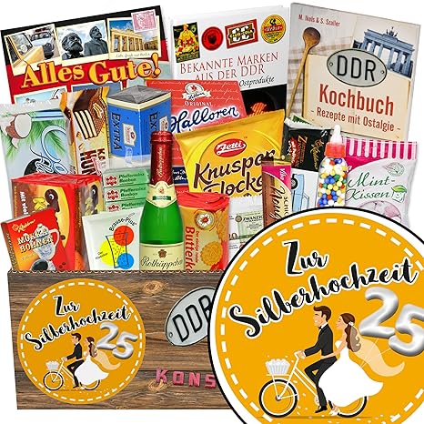 Zur Silberhochzeit Sueßes Geschenk Geschenk Idee Zur Silberhochzeit Ossi Set Geschenke Zur Silberhochzeit Von Freunden Mit Kalter Hund