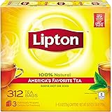 Lipton Black Tea Bags, America's Favorite Tea 312 ct