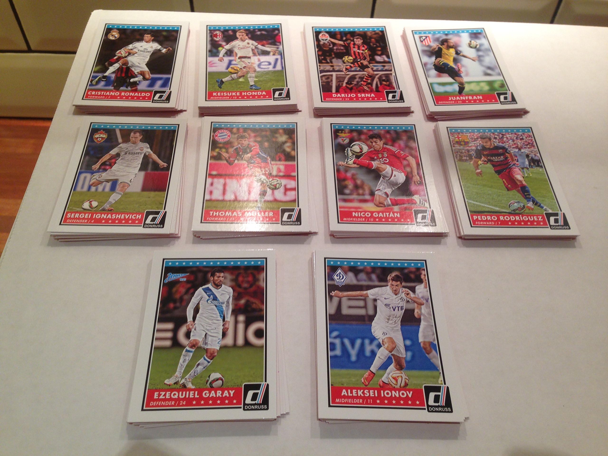 Donruss Soccer Panini 2015 - Complete 100 Base Card Set
