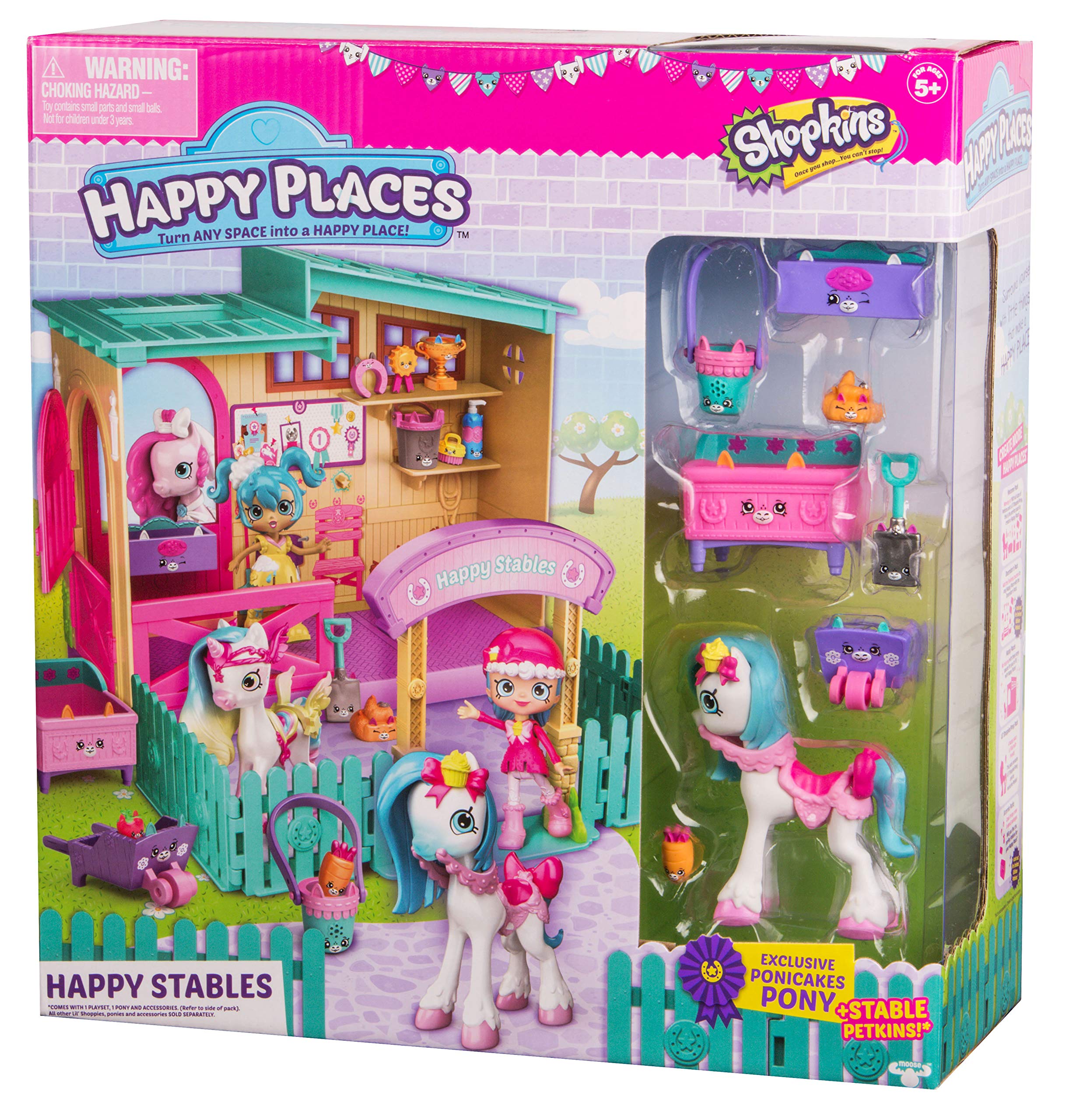 Happy Places Shopkins Happy Stables Playset