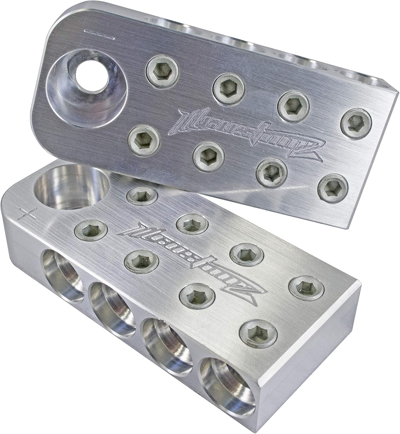 Pair ILL Customz 8 1/0 AWG 0 Gauge Car Audio Battery