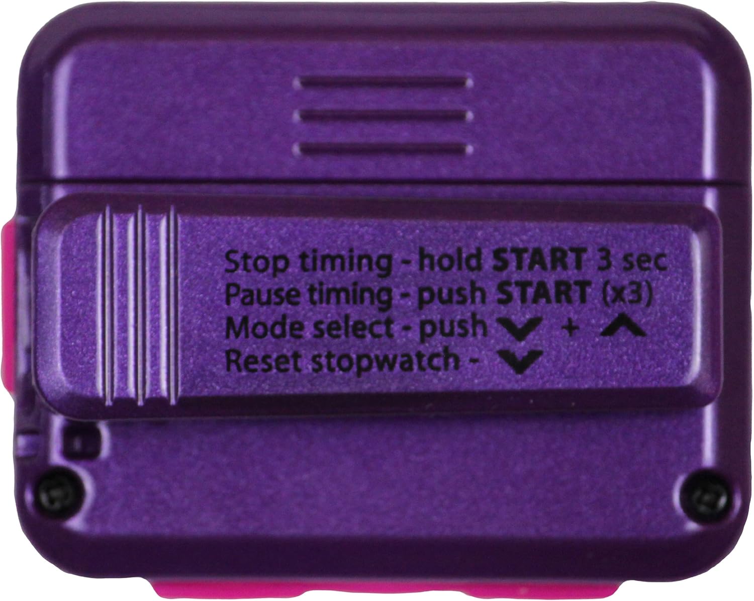 Gymboss Interval Timer and Stopwatch - VIOLET/PINK METALLIC GLOSS, Violet,pink - Image 4