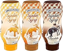 Smuckers Sundae Syrup Caramel, Butterscotch