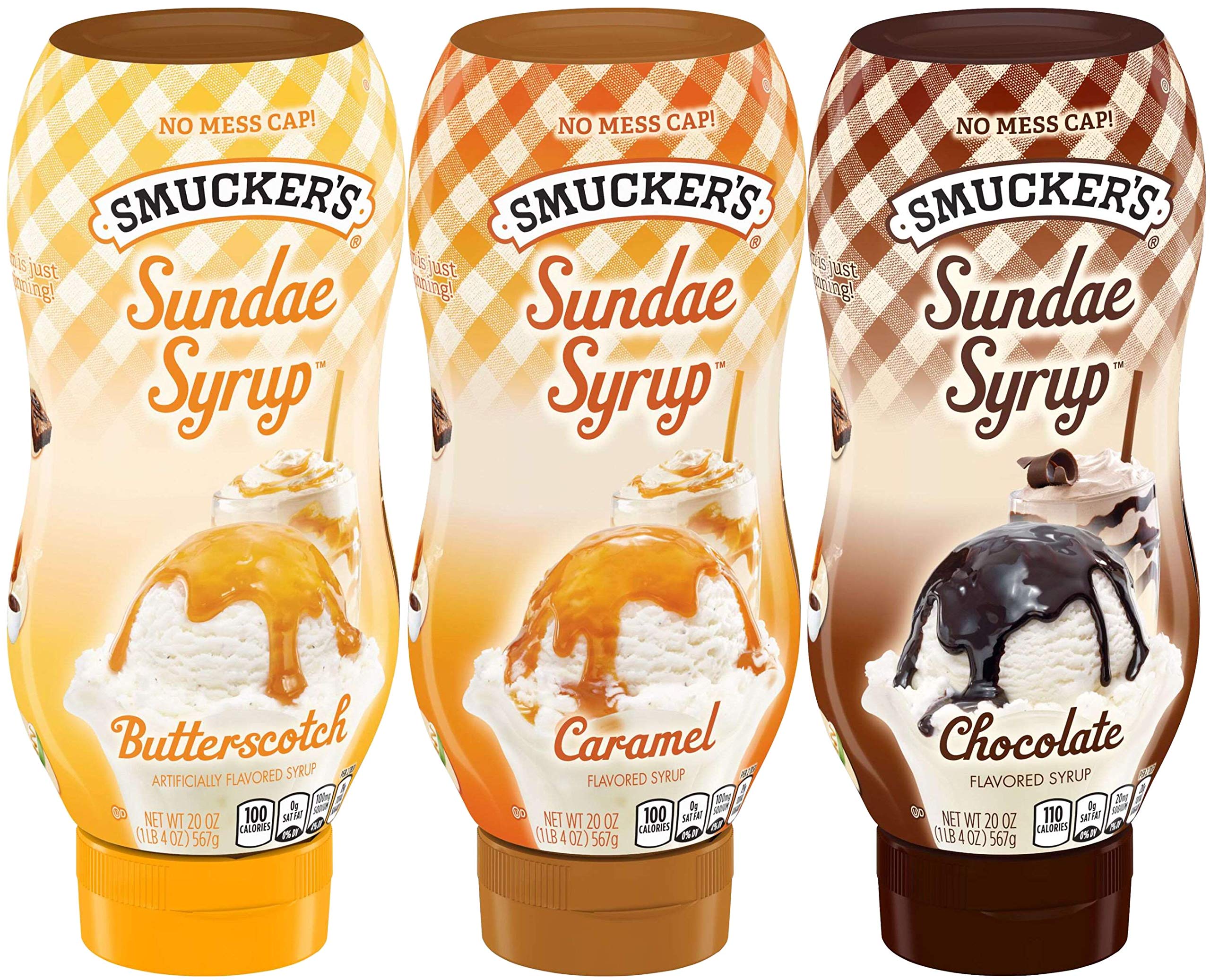 Smuckers Sundae Syrup Caramel, Butterscotch