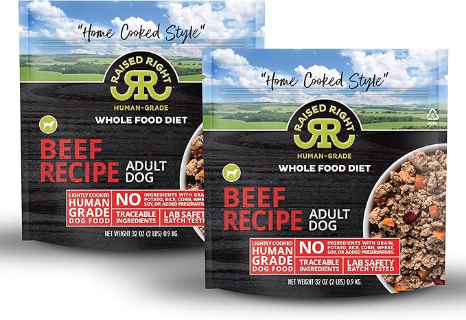 cooked frozen dog food