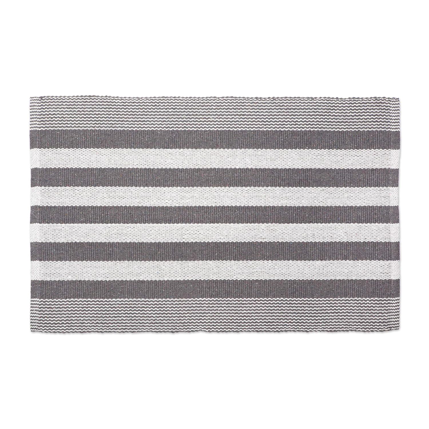 Best black white and grey striped carpet