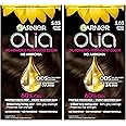 Garnier Hair Color Olia Ammonia-Free Brilliant Color Oil-Rich Permanent Hair Dye, 5.03 Medium Neutral Brown, 2 Count (Packaging May Vary)