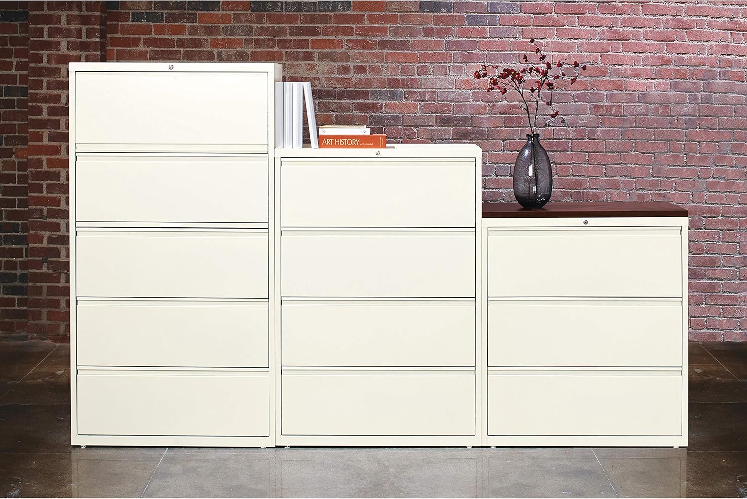 Amazon Com Lorell Fortress File Cabinet 40 X 42 X 18 Cloud Furniture Decor