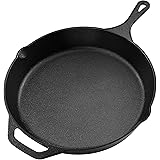 Pre-Seasoned Cast Iron Skillet - Utopia Kitchen (12.5 Inch)