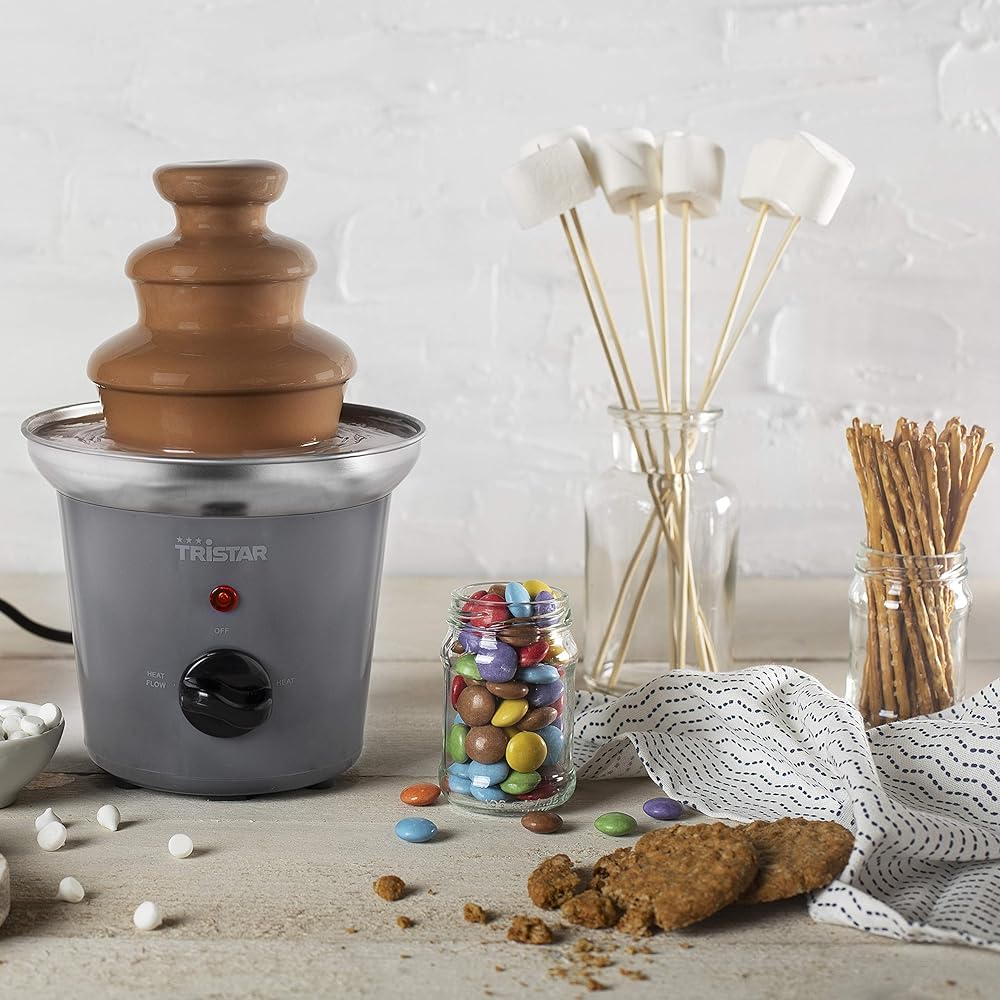 Schokolade beim Brunnen zum Vorschmelzen