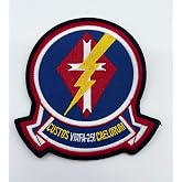 VMFA-251 Thunderbolts Patch &ndash; Iron On/Sew On, 4.5 in
