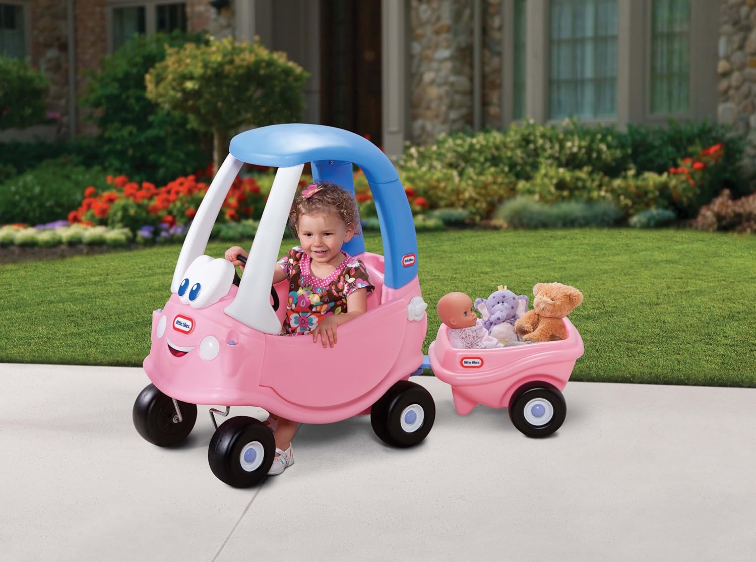 little tikes cozy coupe trailer