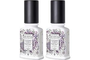 POO-POURRI PooPourri Before You Go Spray, Lavender Vanilla, 2 Count of 2 Fl Oz Bottle, 4 Fl Oz