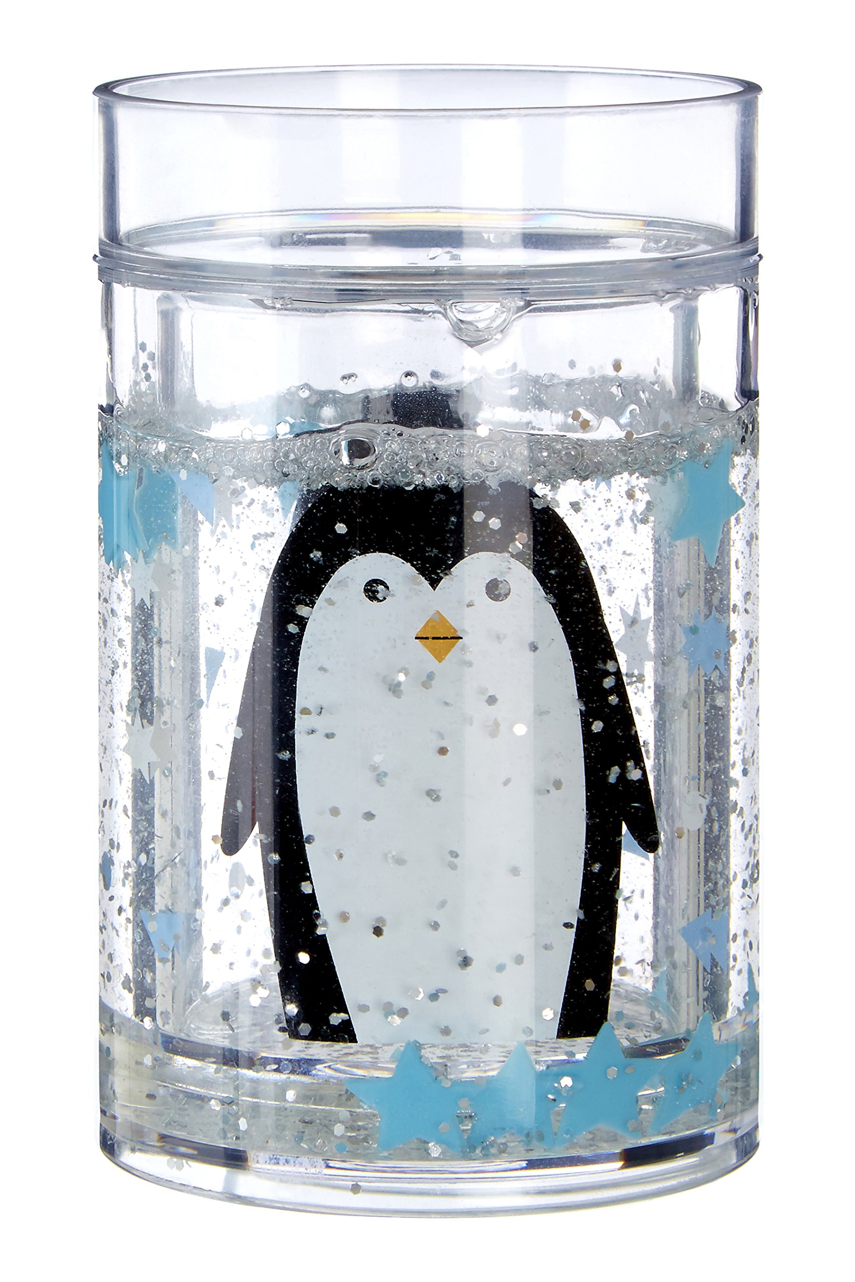 Premier Housewares 1206336 Parker the Penguin Kids Drinking Cup, PS-Polystyrene, 7 x 7 x 11 cm