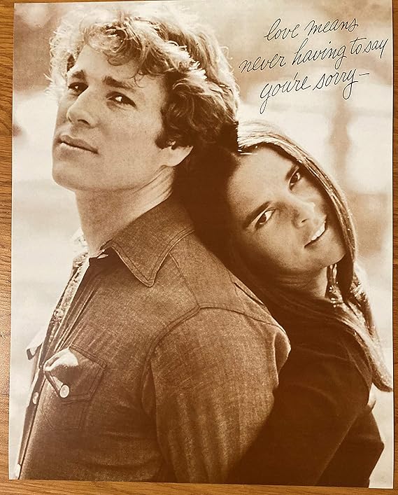 Amazon.com: Love Story The 1970&rsquo;s hit Classic Movie Sepia Poster