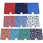 Fruit of the Loom boys And Toddler Boxer Briefs, Tag Free & Breathable Underwear, Assorted Color Multipacks