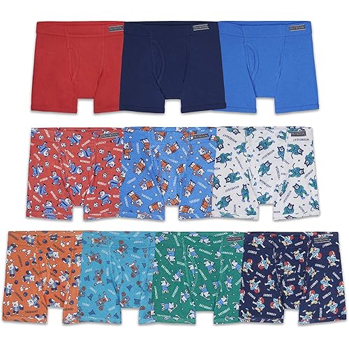 Fruit of the Loom Toddler Boys' Boxer Briefs (Assorted)