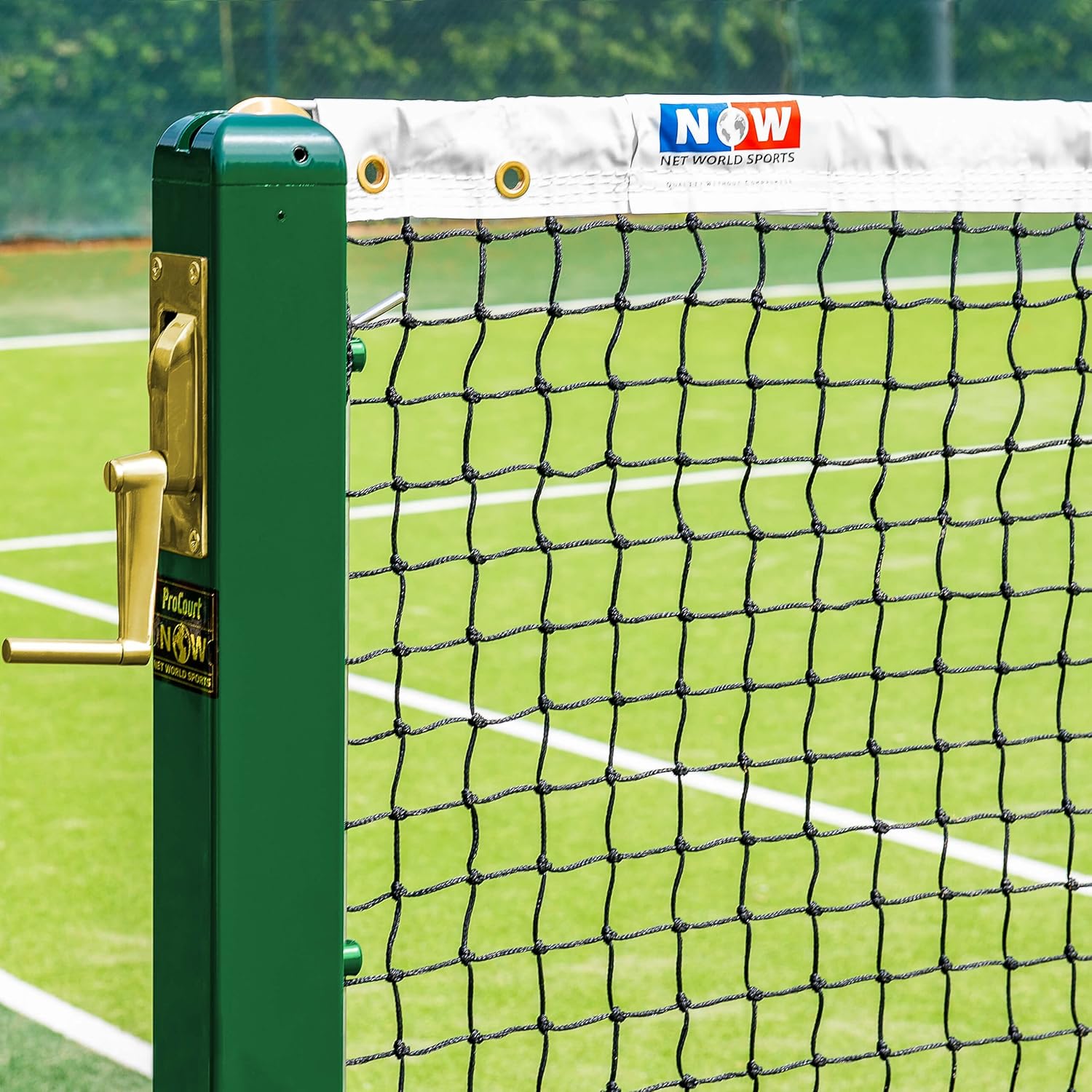 Vermont 3mm Tennis Net [14lbs] | 42ft Doubles Regulation Professional Tennis Net : Sports & Outdoors