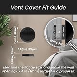 Repa Market 6 inch Plastic Vent Cover Round Soffit Exhaust Air Vent Grille view 2
