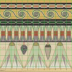 Ambesonne Egyptian Print Fabric by The