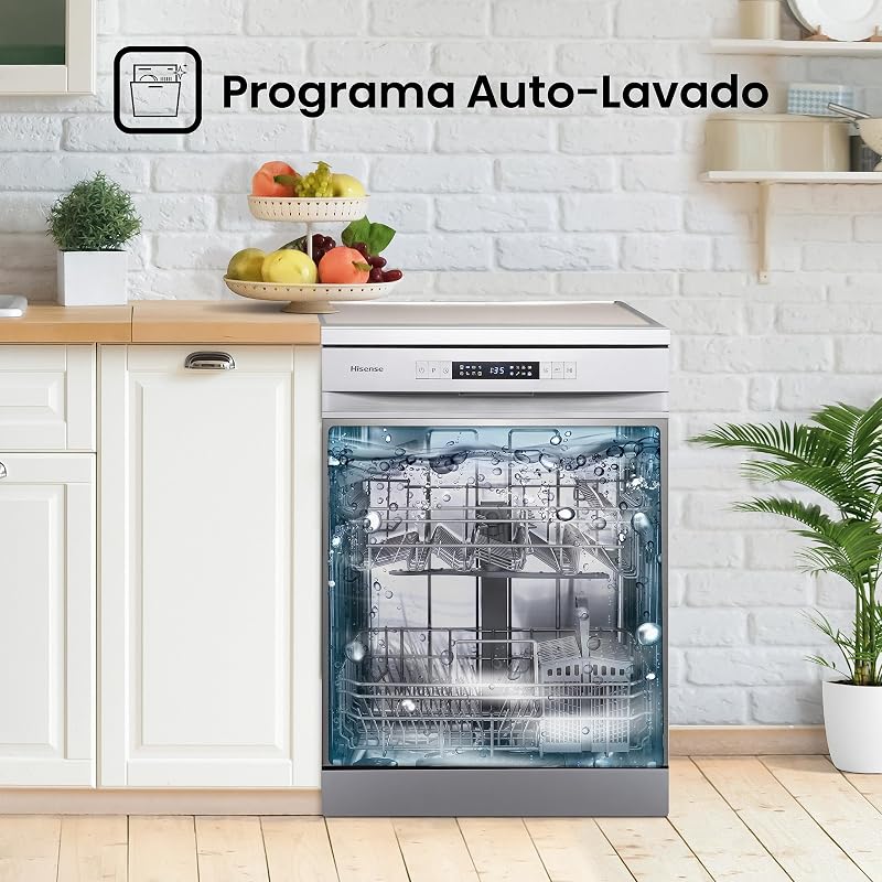 HS622E10X - Lavavajillas 60cm, Libre Instalación, 13 Serv.