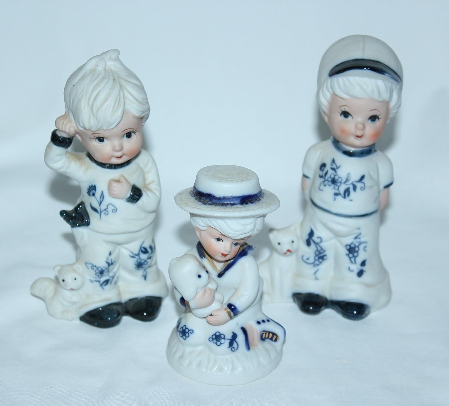 blue boy porcelain figurine