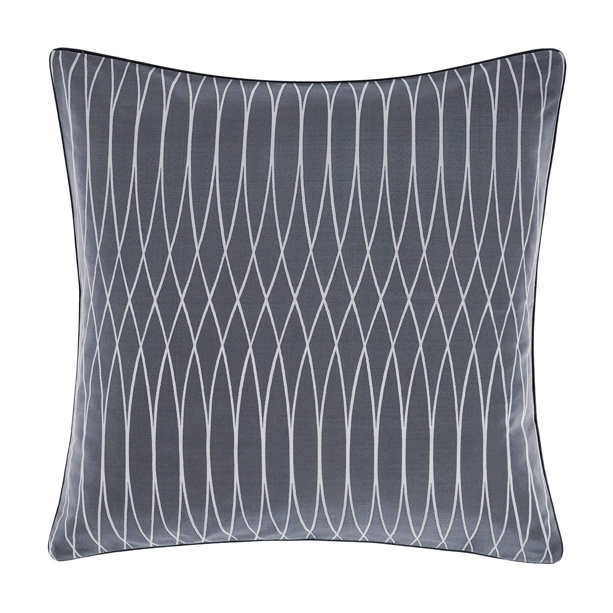 Linen House Northbrook Continental Pillow Sham, Indigo, 65 x 65cm (26" x 26")