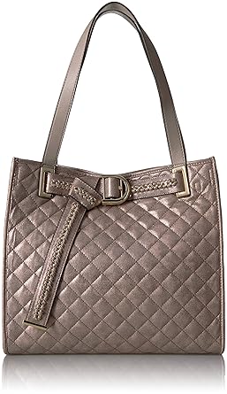Calvin Klein Nola Quilted Distressed Belted Tote