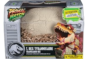 Primal Hatch Jurassic World Interactive Toy Dinosaur & Egg, Hatch & Train Your own Baby Dino with 100+ Sounds & Reactions, Kids Toys for Boys & Girls Aged 5 & Up