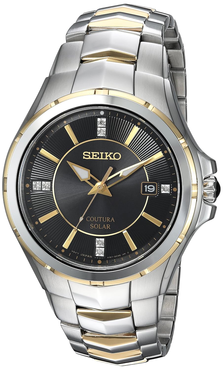 Amazon Seiko Men s Coutura Japanese Quartz Watch With Stainless 
