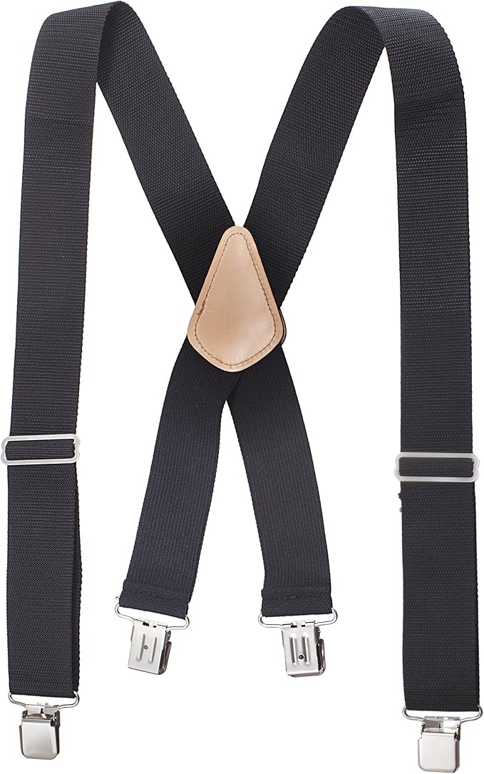 Workman's Clipon Braces Extra wide for Truckers, Contractors