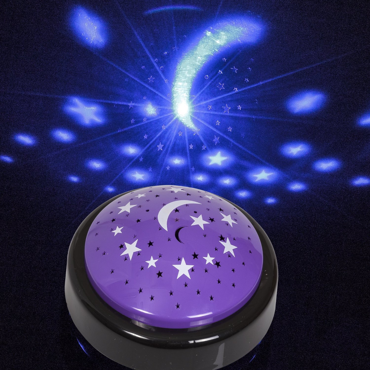 Proyector con luz del espacio con luna y estrellas: Amazon.es: Hogar