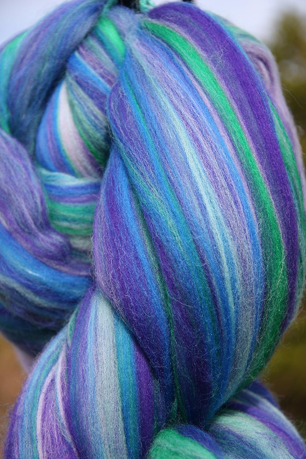 Wool Roving Felting Crafts Usa 1lb Sheps Sea Glass Merino Wool Top Roving Fiber Spinning Arts Crafts Sewing