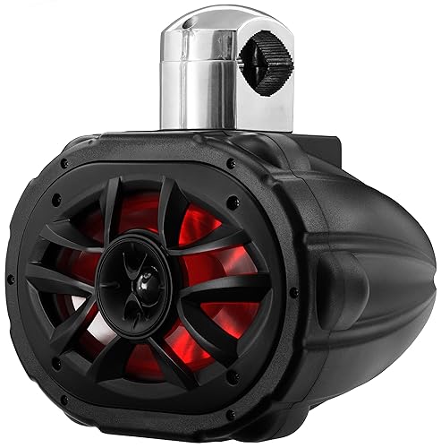 Marine Tower Speakers Buy BOSS Audio Systes RWT40RGB ATV UTV Boat