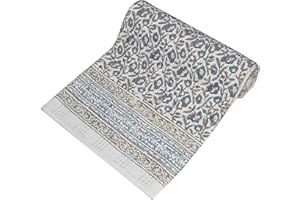 V Vedant Designs Indian Hand Block Floral Print Kantha Quilt Cotton Kantha Throw, Kantha Blanket Bedspread Quilt