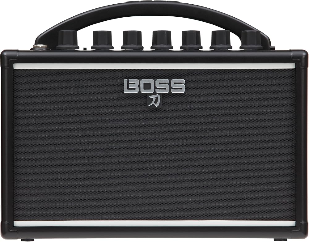 BOSS Katana-Mini Portable Guitar Amplifier 6 AA Batteries or AC Adapt