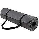 BalanceFrom GoYoga All-Purpose 1/2-Inch Extra Thick High Density Anti-Tear Exercise Yoga Mat with Carrying Strap