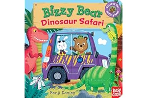 Bizzy Bear: Dinosaur Safari: (Interactive Prehistoric Dinosaur Board Book for Toddlers - With Sturdy Tabs and Slides to Push and Pull)