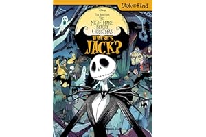 Disney Tim Burton's The Nightmare Before Christmas - Where’s Jack? Look and Find Activity Book - PI Kids