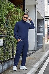 COOFANDY Mens Jogger Sets Casual Full Zip Jogging