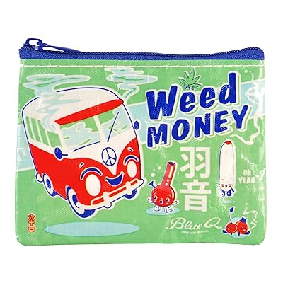 Blue Q - Weed Money Coin Purse ( QA545 )