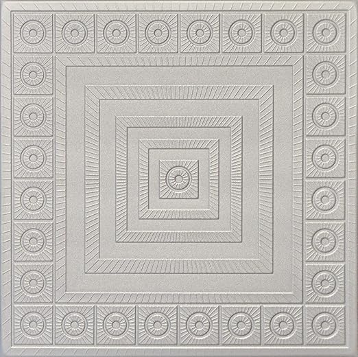 Amazon Com R44 Silver 20x20 Amazing Styrofoam Tin Look Ceiling